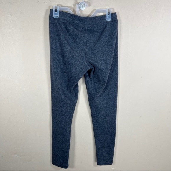 MEDIUM SIMPLY VERA VERA WANG SLATE GREY GRAY BLUE FLEECE PANTS LOUNGE SLEEP - Picture 5 of 10